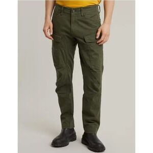 G-Star Raw Cargo 3D Straight Tapered Pants Olive Military Green 33x38 Streetwear